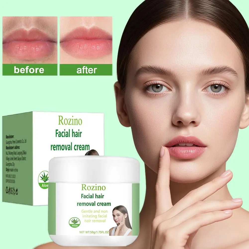 Aloe Vera Fast Hair Removal Cream 50g Painless Underarm Private Care Women Men Areas Wax Depilatory Face Body Remove Hairs K0K3
