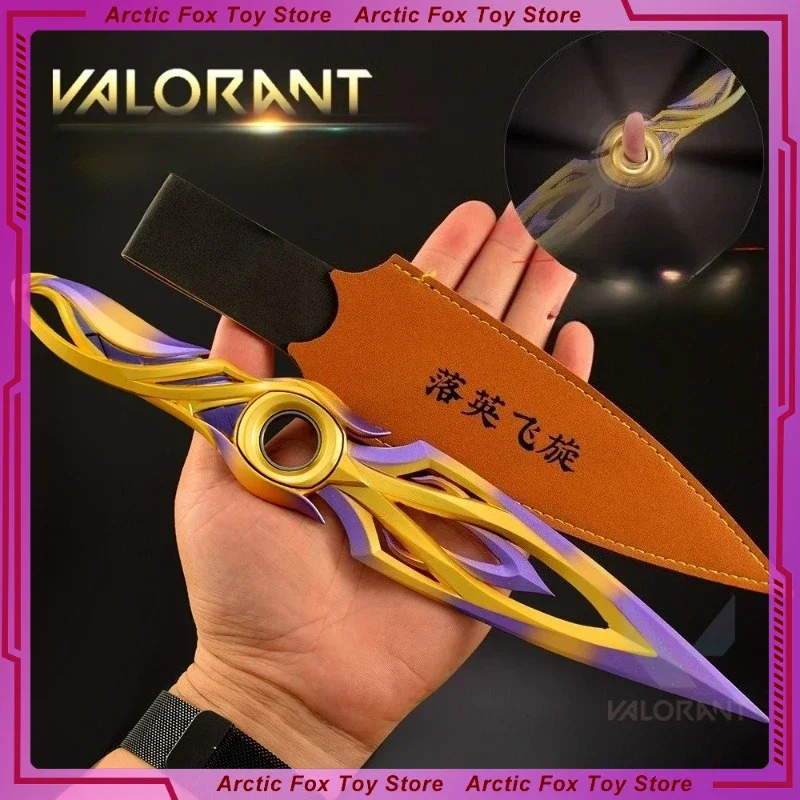 

30cm New Valorant Game Peripheral Arms Model Metal Rotable Weapons and Props Desktop Decoration Ornaments Boy Birthday Gift Toys