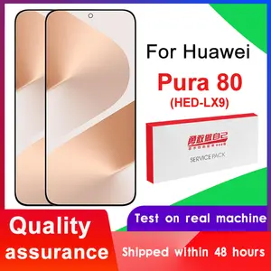 Bilashmart 6.6 LTPO OLED Huawei Pura 80 Display Touch Screen Digitizer Assembly HED LX9 LCD Repair Parts