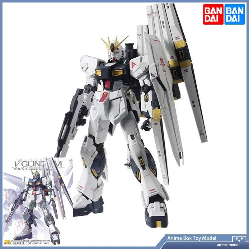 Gundam BANDAI MG 1/100 Amuro Ray RX-93 ΝGUNDAM Ver.Ka Assembly Model Kit Action Toy Figures Anime Mobile Suit Gundam Gift