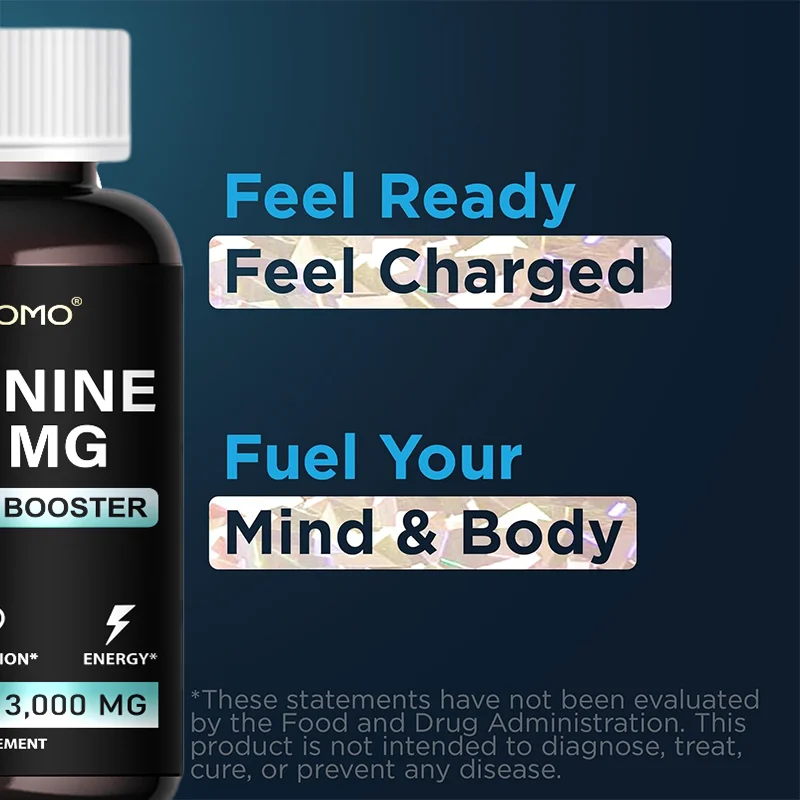 L-Arginine Supplement for Me Nitric Oxide Precursor Improve Endurance , Performance & Energy