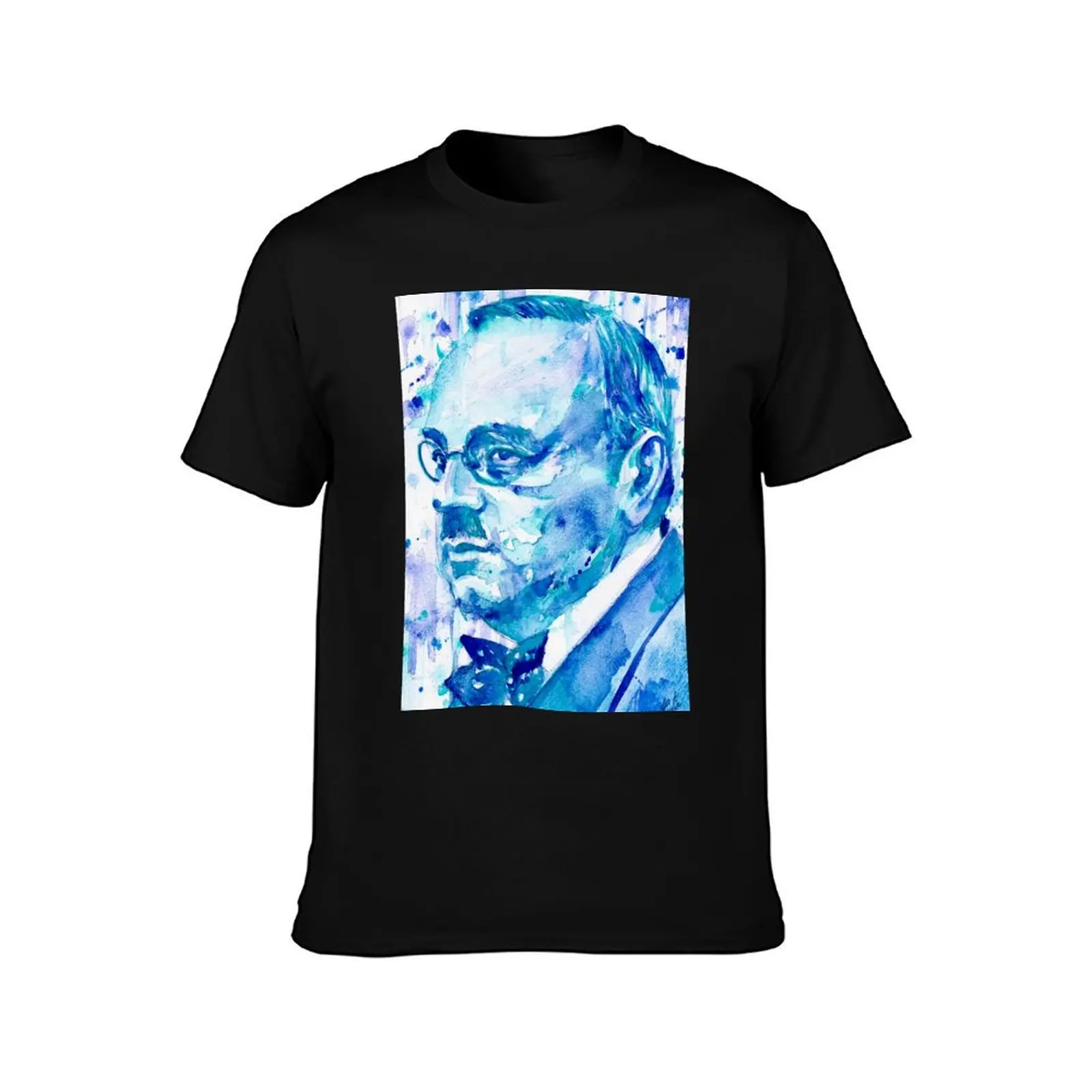 ALFRED ADLER - watercolor portrait .4 T-Shirt Soft Basic Cotton Short Sleeve Tee T-Shirt