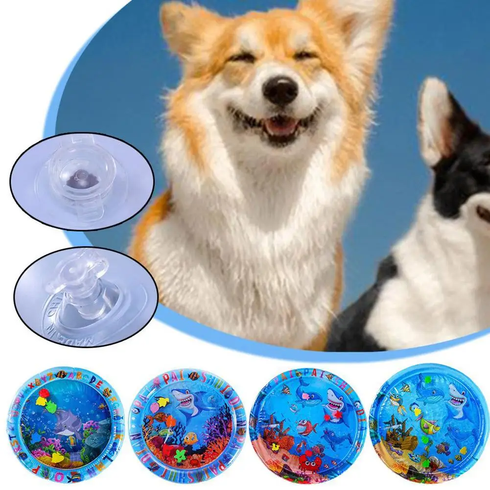 Pet Pats Water Mat Anti-snatch Thicker Pad Sensory Water Play Cushion For Dog Cat Interactive Toy Pet Supplies