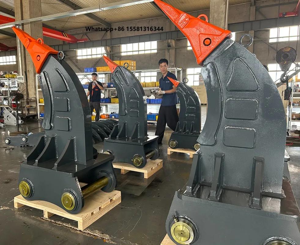 SJ17 Construction Machinery Parts Heavy Duty Excavator Attachments 45-60 Tons Excavator Ripper