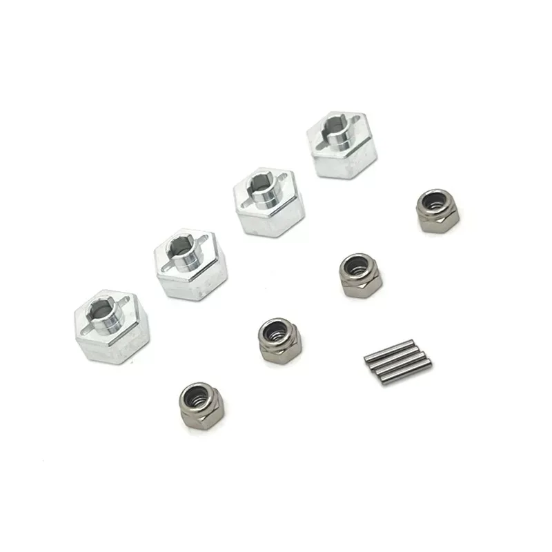 Metal Upgrade 12mm Adapter Lock Nut For MN Model 1/12 MN168 Remote Control Car Parts