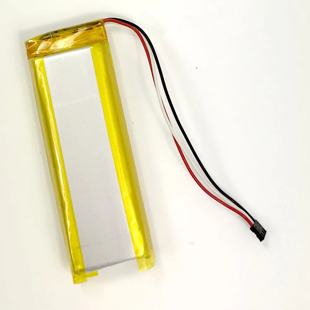 PL802056V 802060 High Capacity 1100mAh Battery For Recorder Camera Recording Pen Scanning Pen 3 Wires With Plug