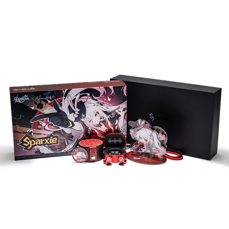 MOONDROP Honkai: Star Rail Sparxie RT – słuchawki bezprzewodowe TWS z technologią adaptacyjnego redukcji szumów (ANC), Bluetooth 6.0, mini, wysokiej jakości dźwięku. — zdjęcie produktu 2