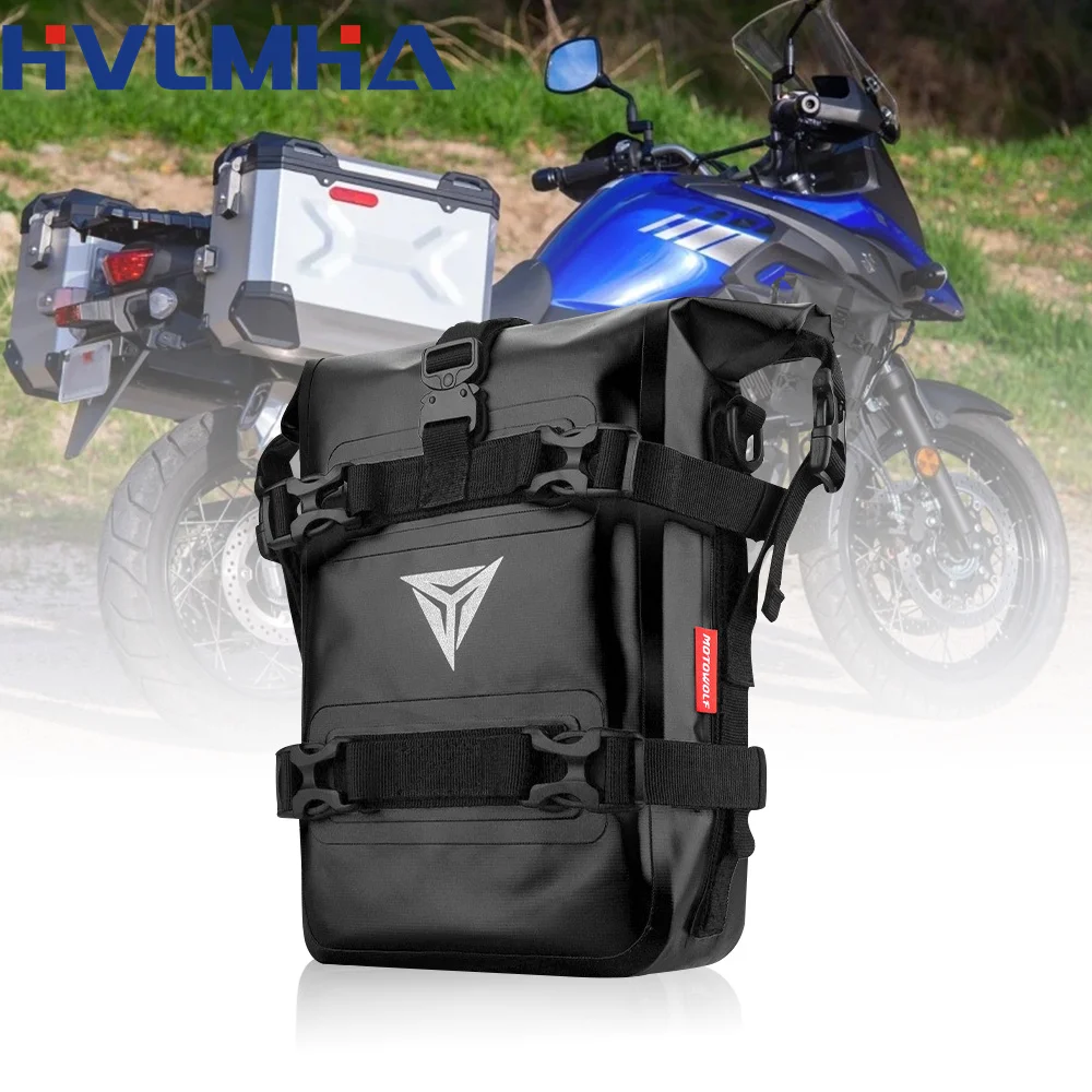 Para BMW R1200GS R1250GS ADV para HONDA NC750X CB500X barras de choque de marco de motocicleta bolsa impermeable bolsa de colocación de herramientas de reparación de parachoques