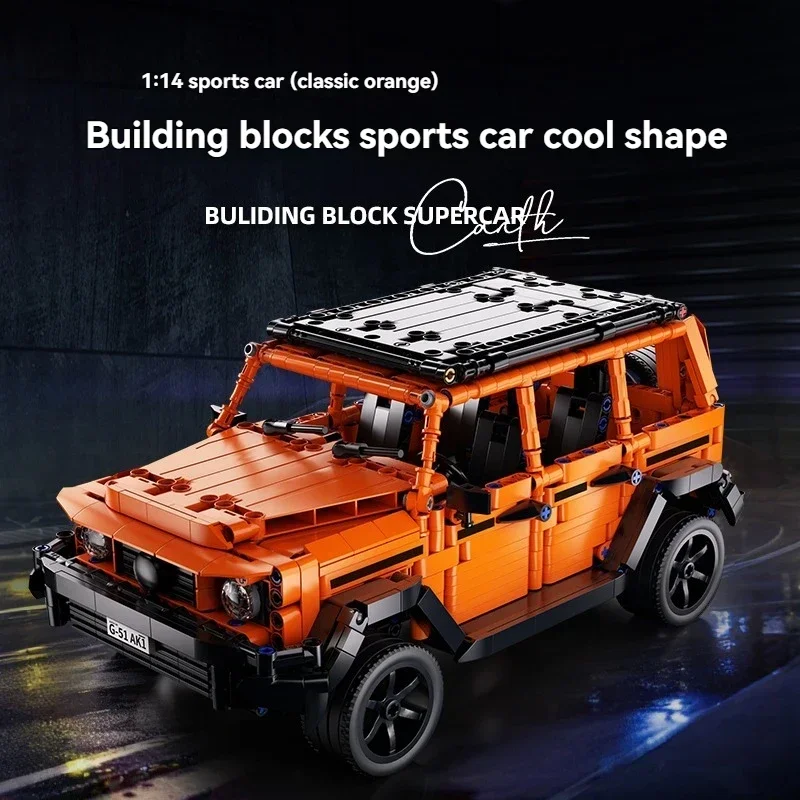 Super Car e G Class Off Road Vehicle Building Blocks MOC 1000 pezzi Regalo da collezione tecnico creativo per tutti