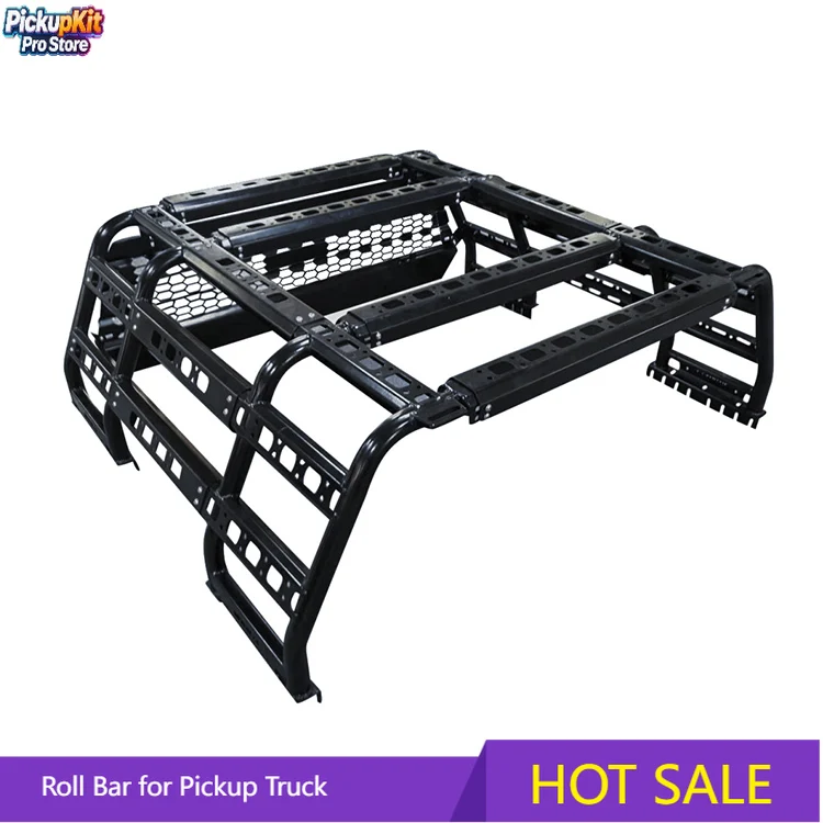 

Heavy-Duty Aluminum Sports Roll Bar for Pickup Truck 4x4 Universal Roll Bar 4x4 Roof Rack Exterior Accessories