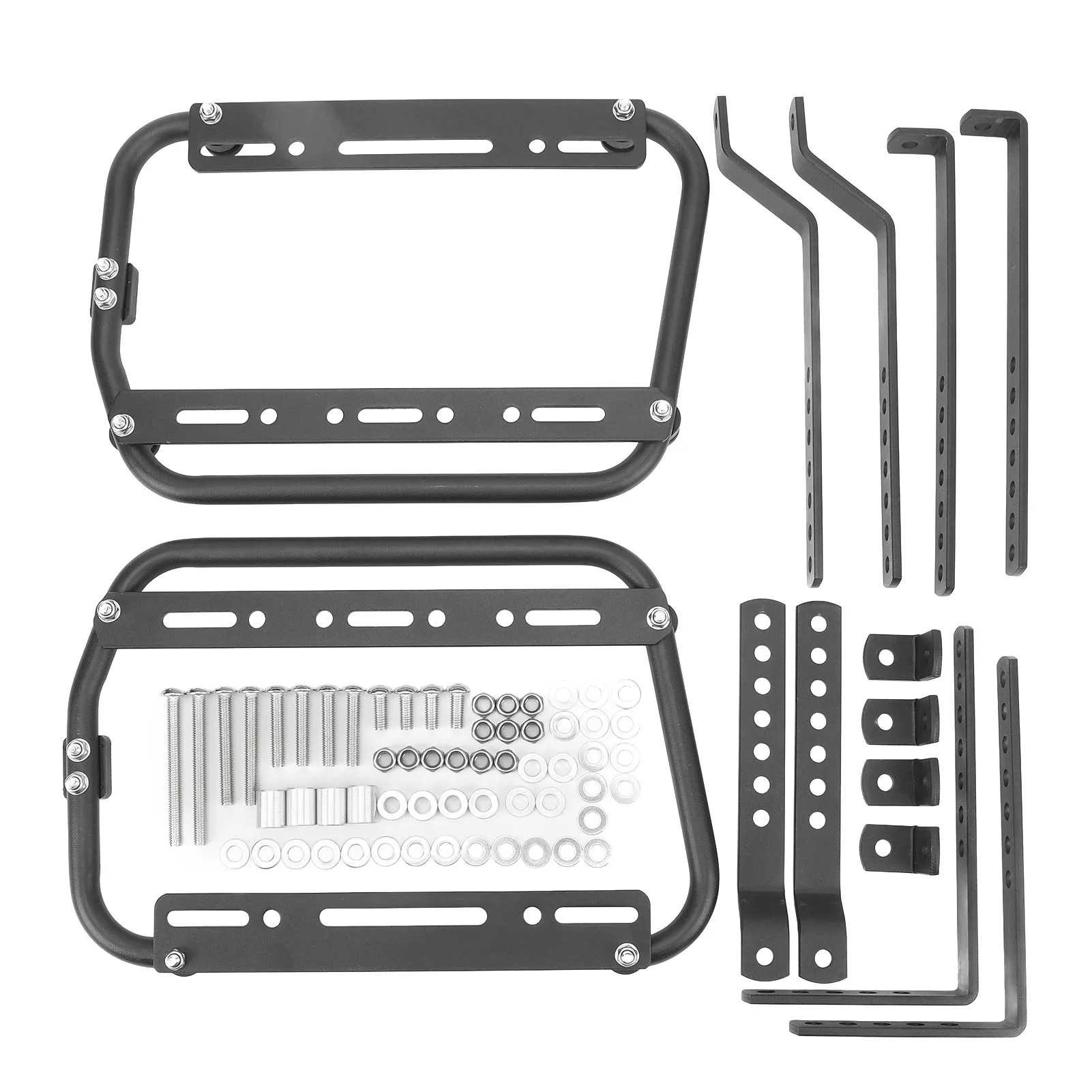 

Motorcycle Side Support Side Case Racks Aluminium Alloy Sturdy Saddle Bag Support Bar Rack High Load Capacity Support Bracket