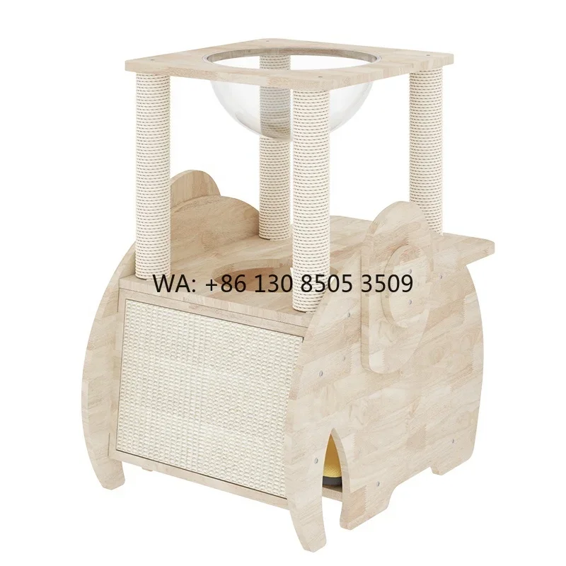 Simple Pet Luxury Cat Tree House Cat Scratch Post Simple Cat Tree