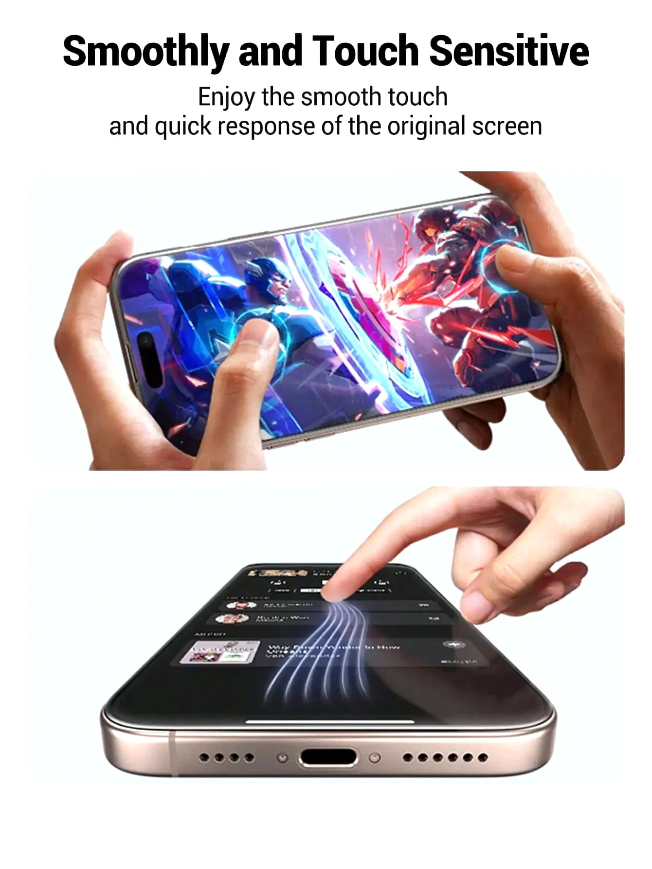 5pcs Tempered Glass Screen Protector, Suitable For IPhone 17/17 Pro/17 Pro Max/17 Air/16 Pro Max/15 Pro Max/14/13/12/11/Pro/Pro Max/Plus/X/XR/XS/XS Max, Anti-Scratch, Anti-Shock, Anti-Oil, Anti-Fingerprint - view 6