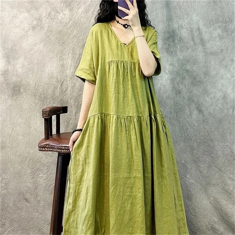 

Commuter Leisure Original Summer Retro French Romantic Court Style Dress Large, Luxury, Amazing Skirt, Western Style, Relaxed