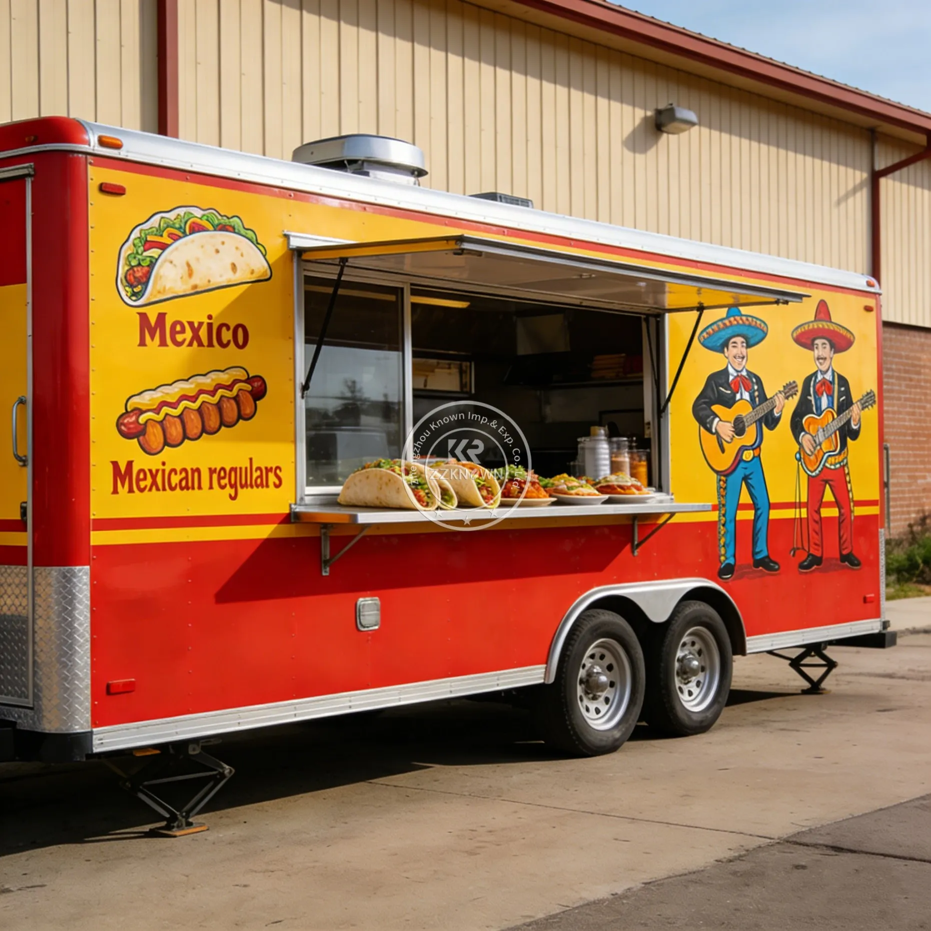 

Customizable Mobile Food Cart Trailer for Street Vending Coffee Ice Cream Snack Fast Food Business