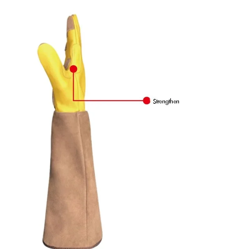 Durable Long Gardening Gloves Rose Pruning Thorn Proof Garden Gloves With Long Forearm Protection Gauntlets Unisex In Stock