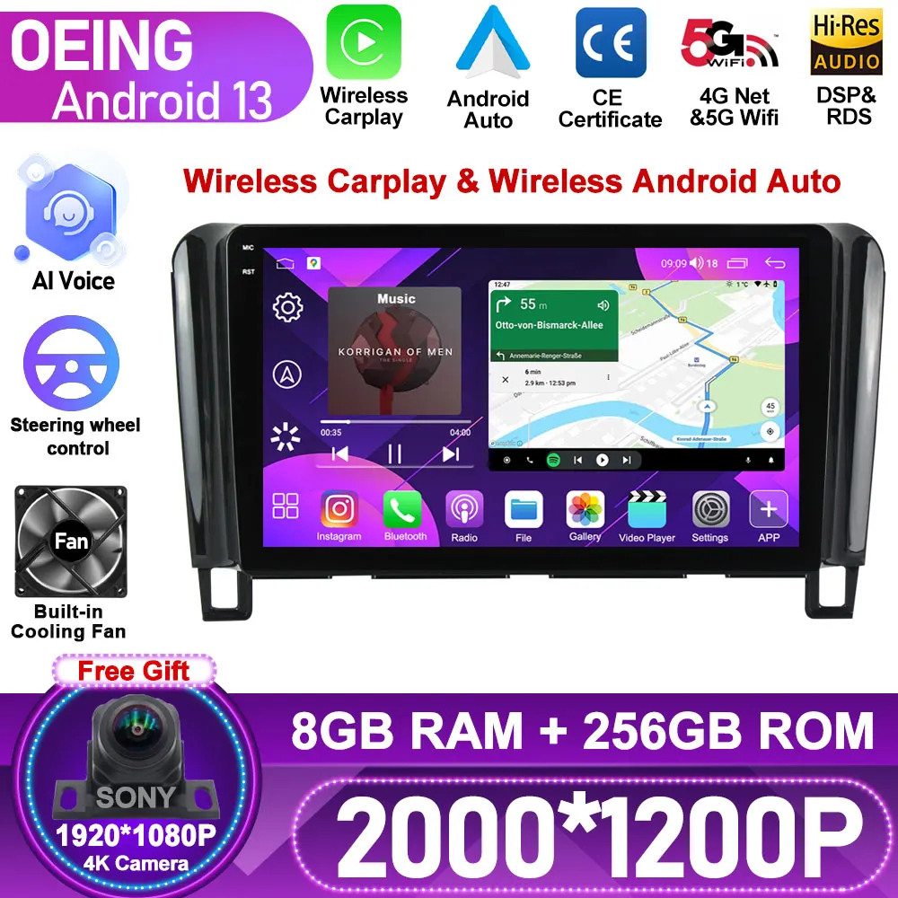 

Android For Nissan Serena 4 C26 2010 - 2016 Car Radio Multimedia Video Player Navigation GPS Carplay Screen No 2din 2 Din DVD