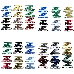 For Kawasaki Ninja Z400 Z900 Z650 Z800 Z250 Z1000 ZX6R Motorcycle 3D Emblem Badge Decal Tank Ninja Z650 Z400 Z900 Sticker