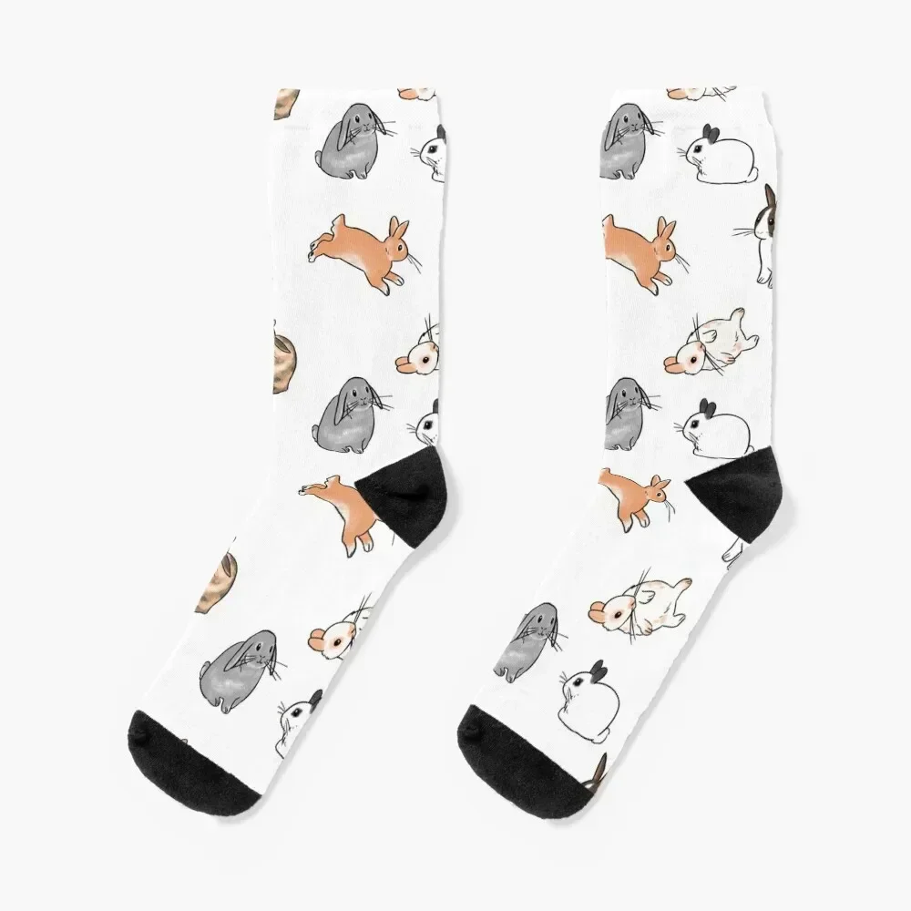 جوارب الأرانب ساخنة للرجال هدية عيد الميلاد أحذية المشي لمسافات طويلة جوارب للنساء والرجال