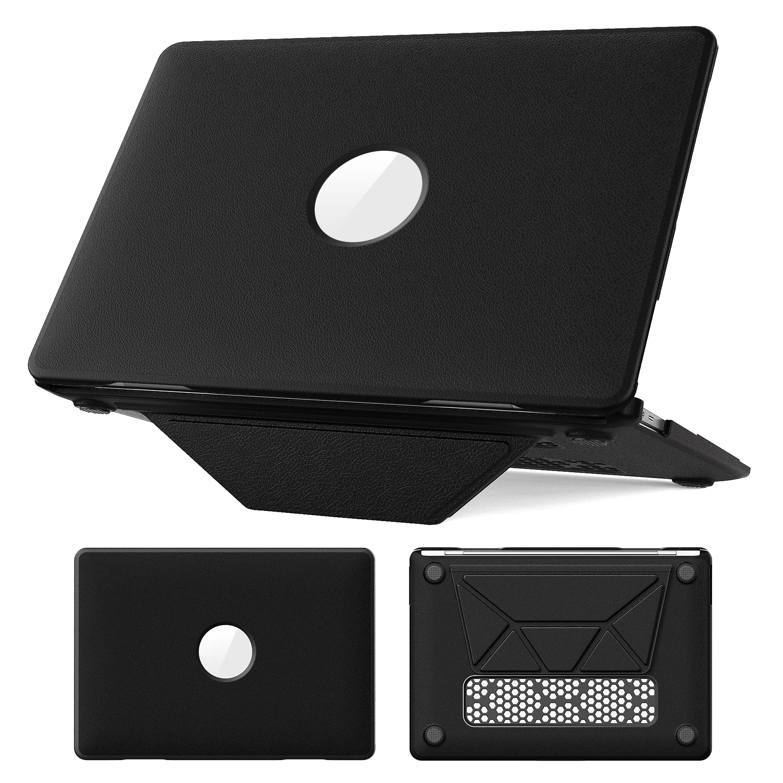 

Роскошный кожаный чехол для ноутбука, универсальный для Mac Book Air 13 2018 2020, 13,3 дюйма, модель A2337 M1 A2179 A1932, чехол для ноутбука с бизнес-подставкой