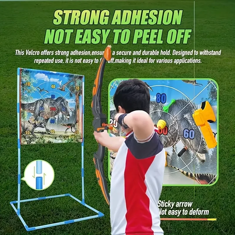 Entrepôt Local dinosaure cible tir sport produits de jeux de plein air, jouets adaptés aux enfants de plus de 3 ans, y compris di