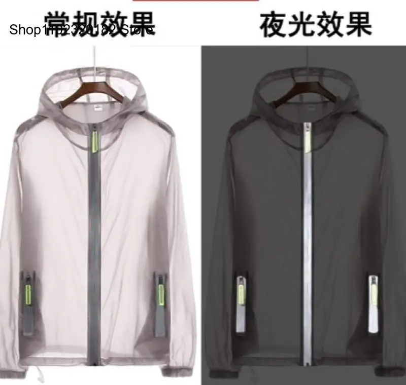 Outdoor Ultra-Thin and Breathable Sports Fishing Suit Oversized Skin Jacket Sun Protection Coat for Men and Women