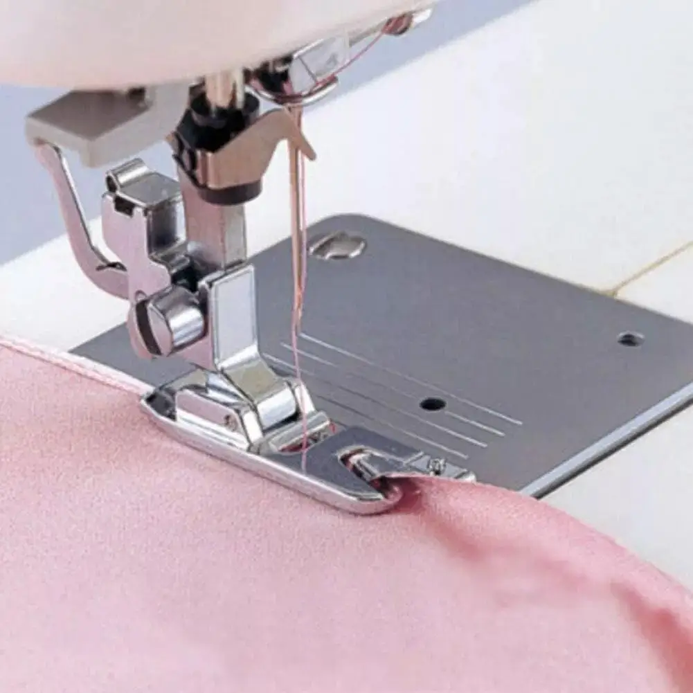 3/4/6mm Stainless Steel Rolled Presser Hem Foot Household Durability Sewing Range Wide Of Machines Sewing Compatible Machin X6G9