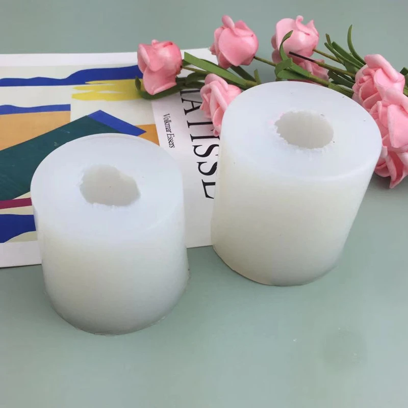 Budding Open Flowers Silicone Candle Mold Mini Flower Soap Gypsum Crafts Resin Mould DIY Chocolate Ice Cake Baking Molds view 2