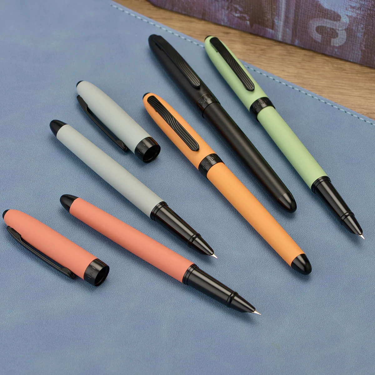 

Hongdian 321 Fountain Pen Extra Fine Hooded Nib, Classic Retro Design Metal Pen with Ink Converter for Writing