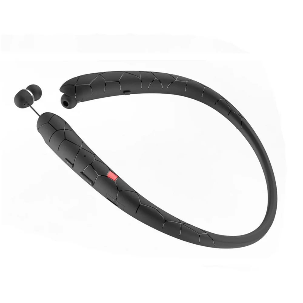 Zupełnie nowe, antypotowe, zestaw słuchawkowy z opaską na szyję sporty bezprzewodowe bezprzewodowe zatyczki do uszu Stereo Bluetooth podwójne obkurczanie linii CSR Stereo
