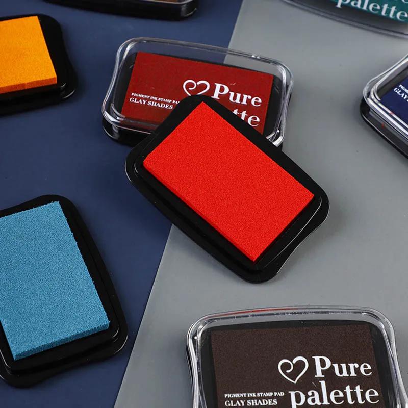 6 قطع - وسادات حبر إسفنجية بلون سادة كلاسيكية -6 ألوان كلاسيكية، تستخدم للطوابع المطاطية وسجلات القصاصات والورق واللوازم الفنية التي تصنعها بنفسك، #3