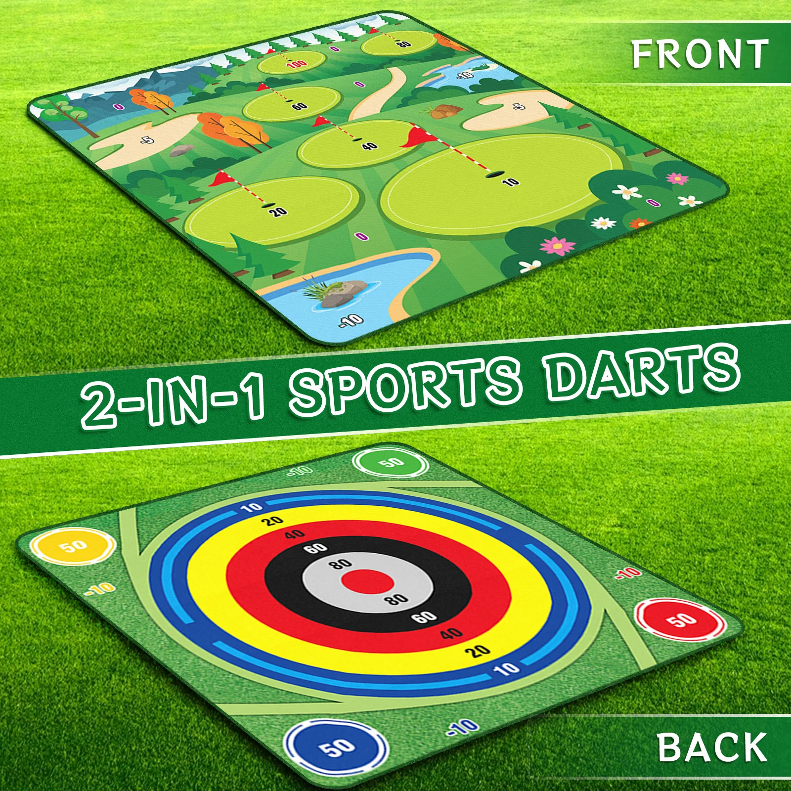 مجموعة ألعاب الرمي. لعبة رمي عائلية، مثالية للأطفال واللعب العائلي في الهواء الطلق، هدية عيد الميلاد المثالية