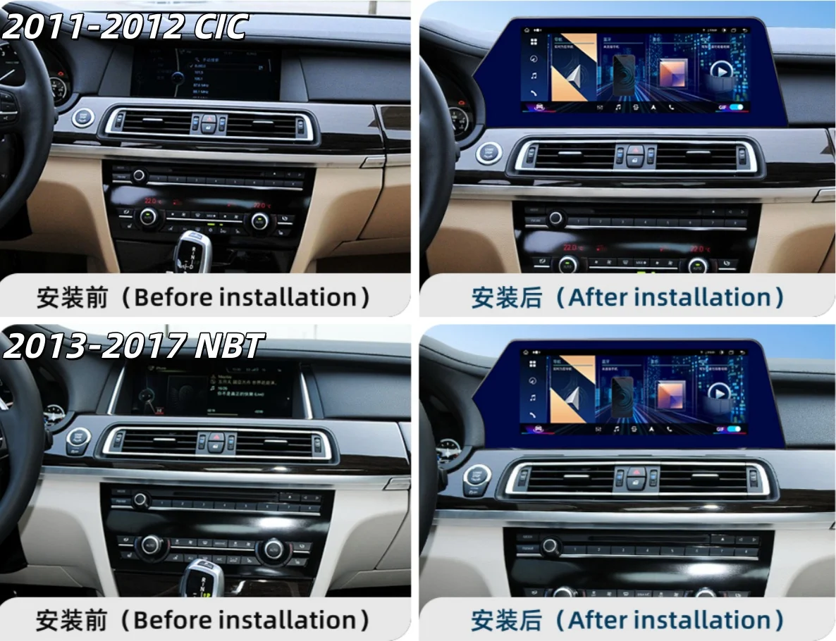 

12.3" Car Blade Screen Android Auto CarPlay For BMW 7 Series F01 F02 F04 2011 - 2017 GPS Navi Car Radio Multimedia Video Player