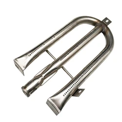 304 Stainless Steel Stove End Outdoor BBQ Heating Furnace Tube U-shaped Barbecue Stove Gas Burner Gas Appliance Accessories