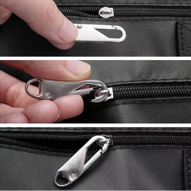 8 Buah Slider Ritsleting Logam Modis untuk Pakaian Kit Perbaikan Ritsleting Tarik Ritsleting Untuk Ritsleting Geser Aksesori Jahit Kit Jahit Ritsleting