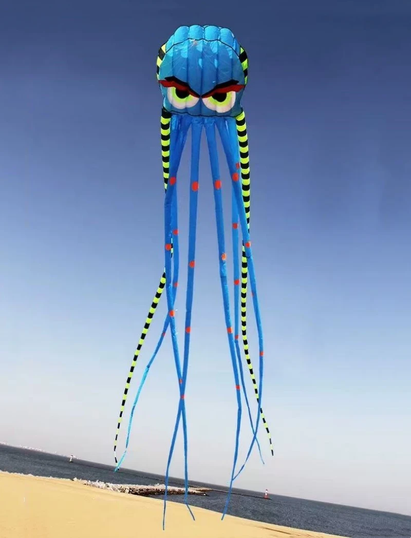 Grandi aquiloni aquiloni polpo da 800 cm aquiloni giganti volanti per adulti aquiloni a fiato professionali fabbrica sport papalote windsurf