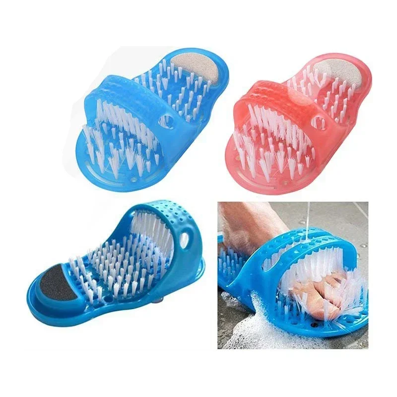 New Men Massager Slippers for Feet Pumice Stone Foot Scrubber Shower Brush Foot Bathroom Products Foot Care Cleaning