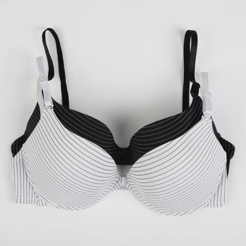 Fashion Bra Seamless Sexy Front Closure Bra Girls\'s Push Up Underwear Buckle Female Small Chest Bra Underwire