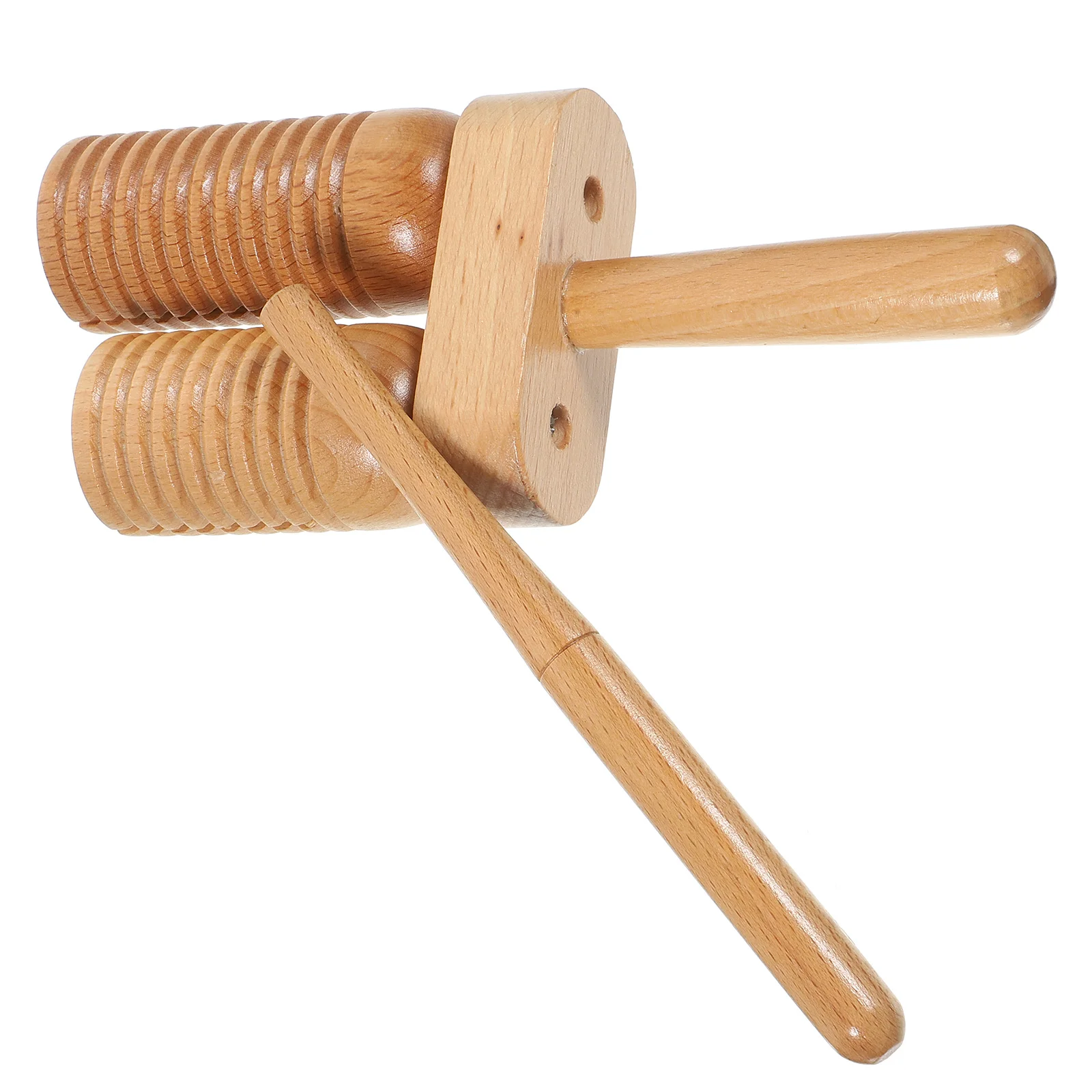 

Wood Block Percussion Instrument High Quality Wooden Rhythm Block Easy to Learn Suitable for Beginner Use