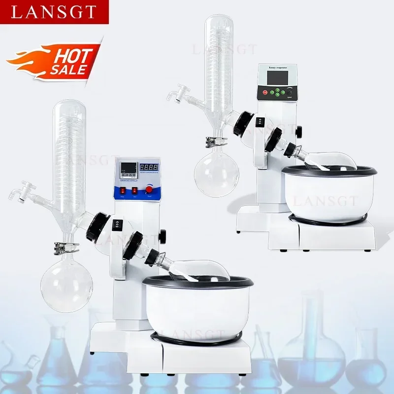 

L 2L Rotary Distillation Unit Apparatus Extraction Machine Vacuum Evaporator