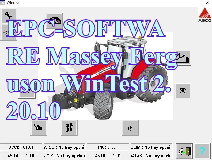 EPC-SOFTWARE Massey Ferguson WinTest 2.20.10