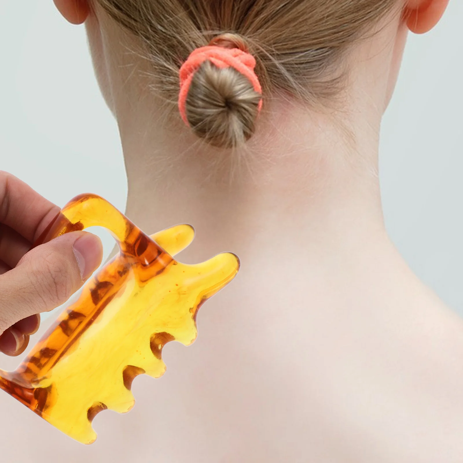 Dubbele Push Schraper Hars Draagbare Schouder Nek Massager Spier Ontspanning Therapie Tool voor Lichaam Beeldhouwen Deep Tissue