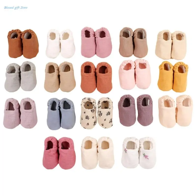 Newborns Baby Warm Cotton Socks Shoes Breathable Comfortable Infant First Walkers for Boys and Girls 11cm Length