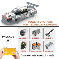 APP Remote Control Motor Power Functions Compatible With LEGO 42096 20097 Motorizing RSR Car Building Blocks SWAP (No Car)