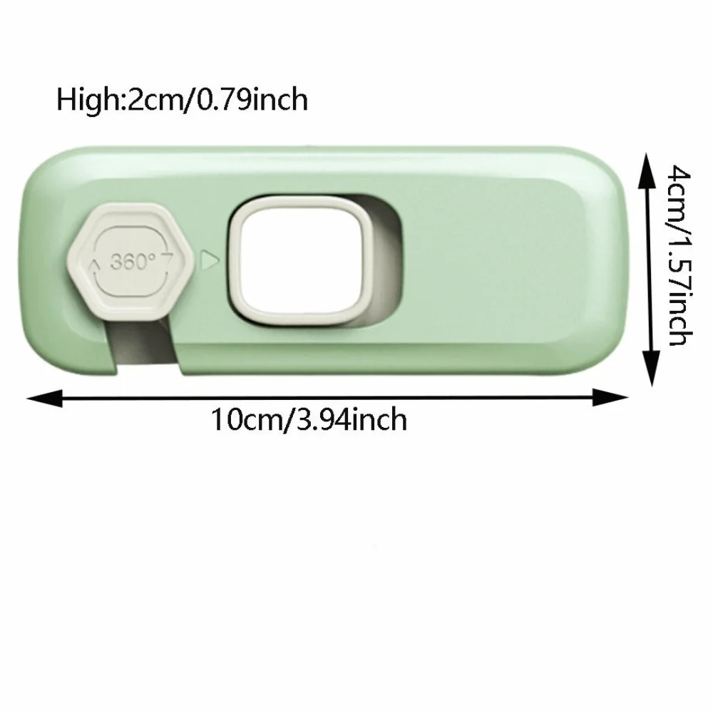 2Pcs Anti-Pinch Design Child Safety Lock No Tools Installation Security Protection Cabinet Lock Adjustable Safety Buckle