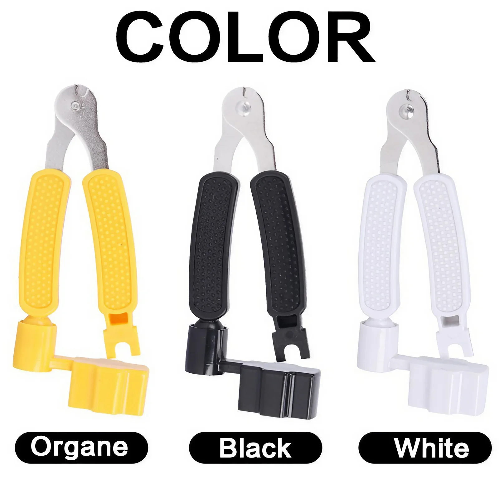 Guitar String Winder Cutter Bridge Pin Puller Tool Quick Change Accessory Black Guitar Maintenance Tuning Kit - view 6