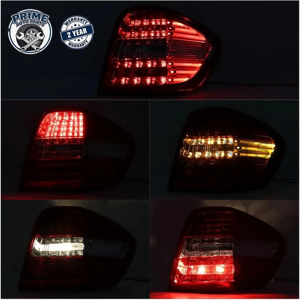 1pcs Car LED Tail Light for Mercedes-Benz W164 ML-Class ML300 ML350 2009 2010 2011 Rear Bumper Turn Signal Taillight Assembly