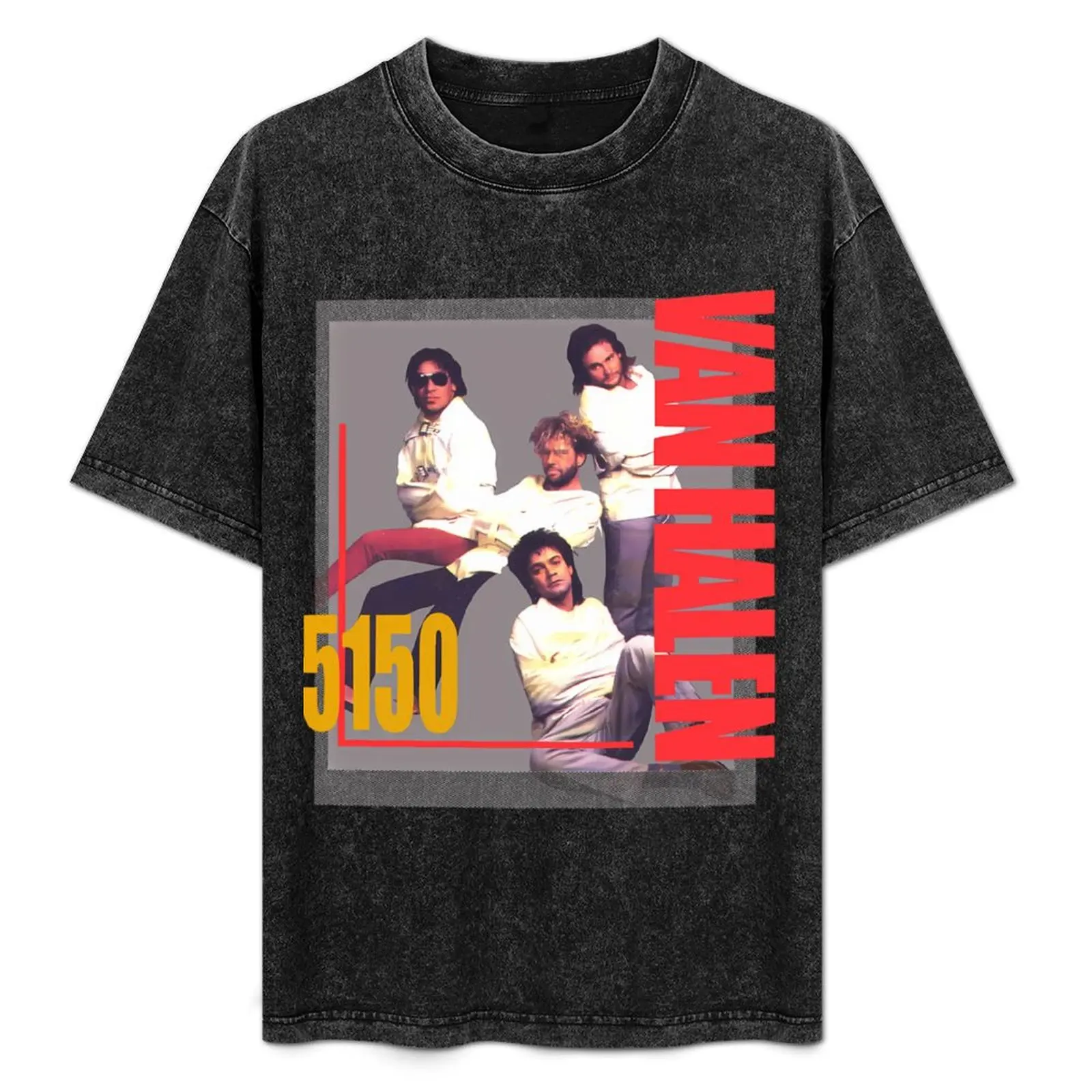 

Vintage Vn Halen 5150 Tour T-Shirt Plus Size Basic Cotton T-Shirt
