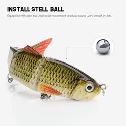 Swimbait articulado – Cebo duro con anzuelos para depredadores