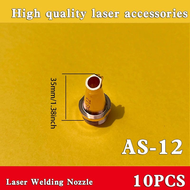 10 Stück Industrie-Werkzeuge Schweißdüsen Laserdüse für Schweißen Laserschweißmaschine Gewinde M16 H35 Kupferschweißung CNC-Maschine – Detail 3